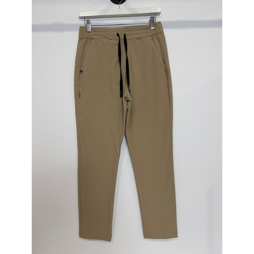 FIGS FIGSPRO Jogger Pants Womens Small Beige Stretch Pockets Workwear Scrubs